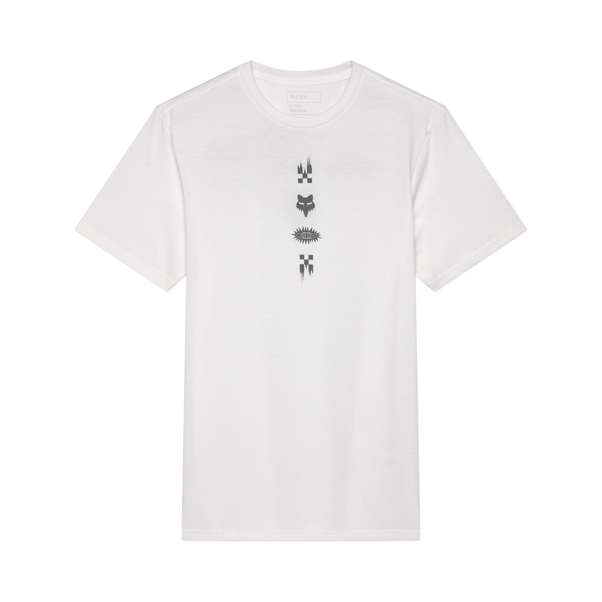 Fox Men's Checkered Premium Tee - Optic White - Front