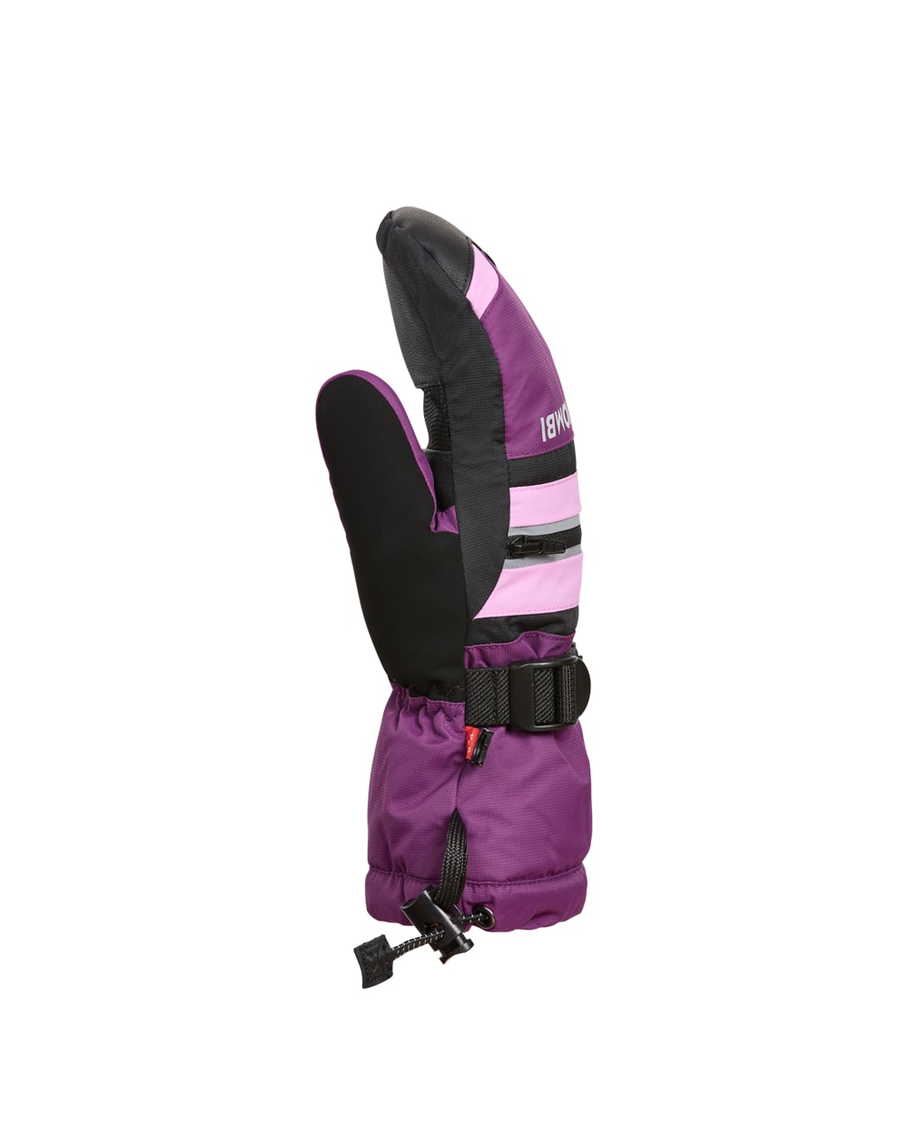 Kombi Yolo Youth Primaloft Mitt - ORCHID PETAL WITH LUXURY PURPLE AND BLACK