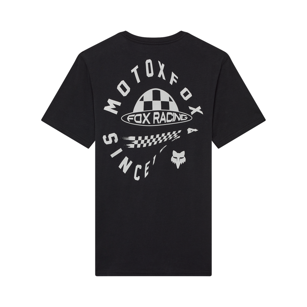 Fox Men's Planet Moto Premium Tee - Black - Back