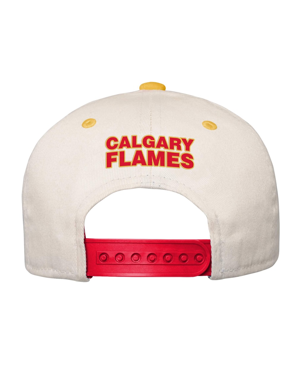 Youth Bone Crown Deadstock Flat Brim - Calgary Flames
