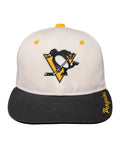 Youth Bone Crown Deadstock Flat Brim - Pittsburgh Penguins