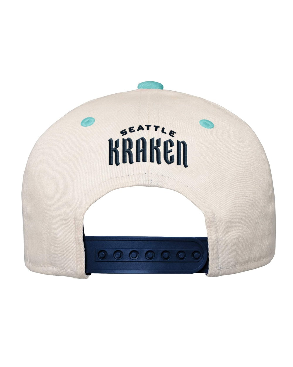 Youth Bone Crown Deadstock Flat Brim - Seattle Kraken