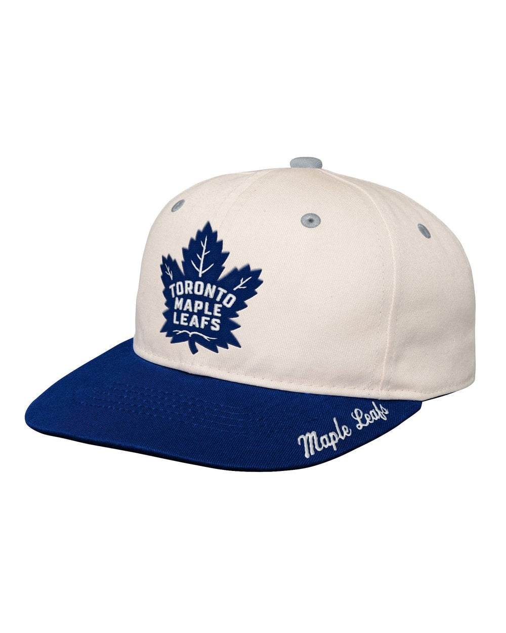 Youth Bone Crown Deadstock Flat Brim - Toronto Maple Leafs