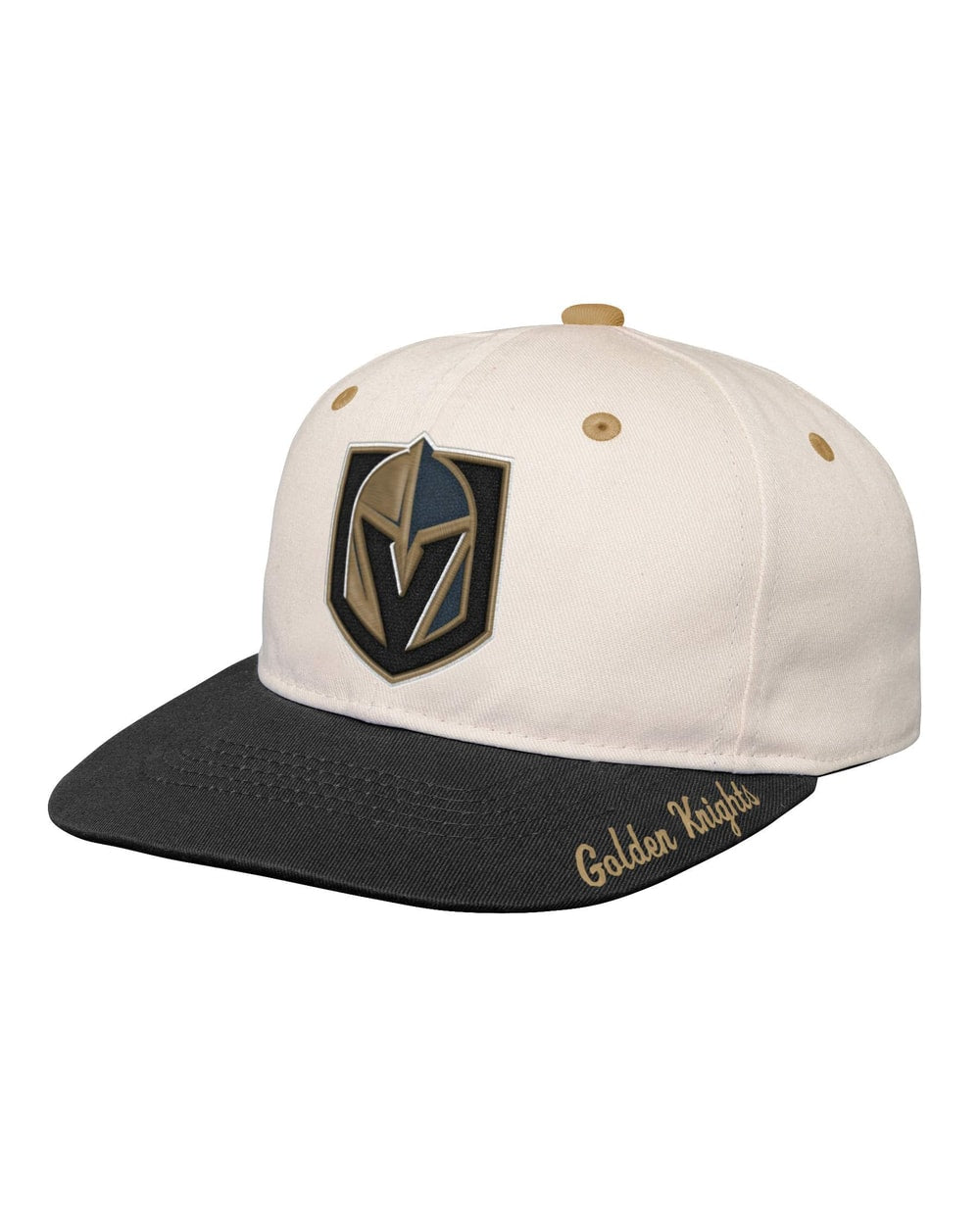 Youth Bone Crown Deadstock Flat Brim - Vegas Golden Knights