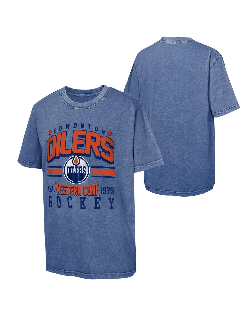 Youth Edmonton Oilers Pigment Dyed T-Shirt