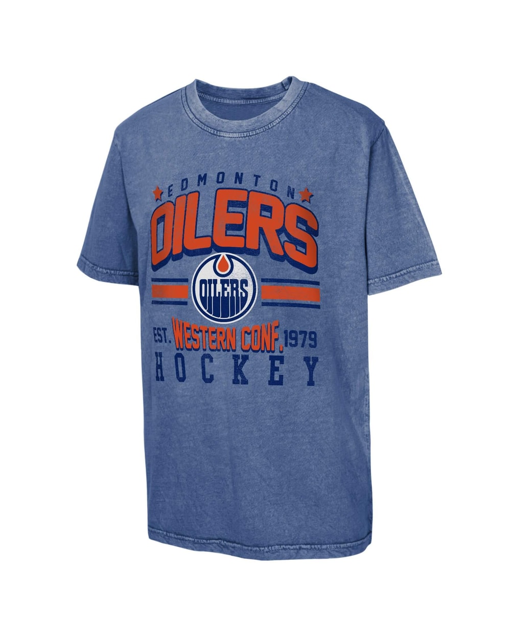 Youth Edmonton Oilers Pigment Dyed T-Shirt