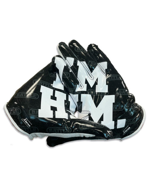 "I'm Him" Doom Speed Receiver Football Gloves Youth