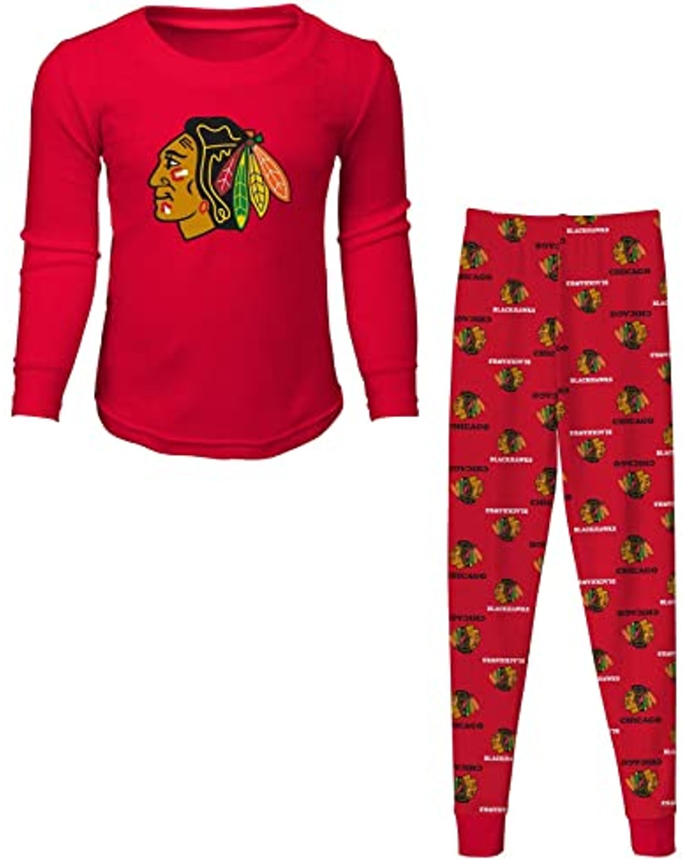 YOUTH LONG SLEEVE T-SHIRT & PANT PYJAMA SET NHL