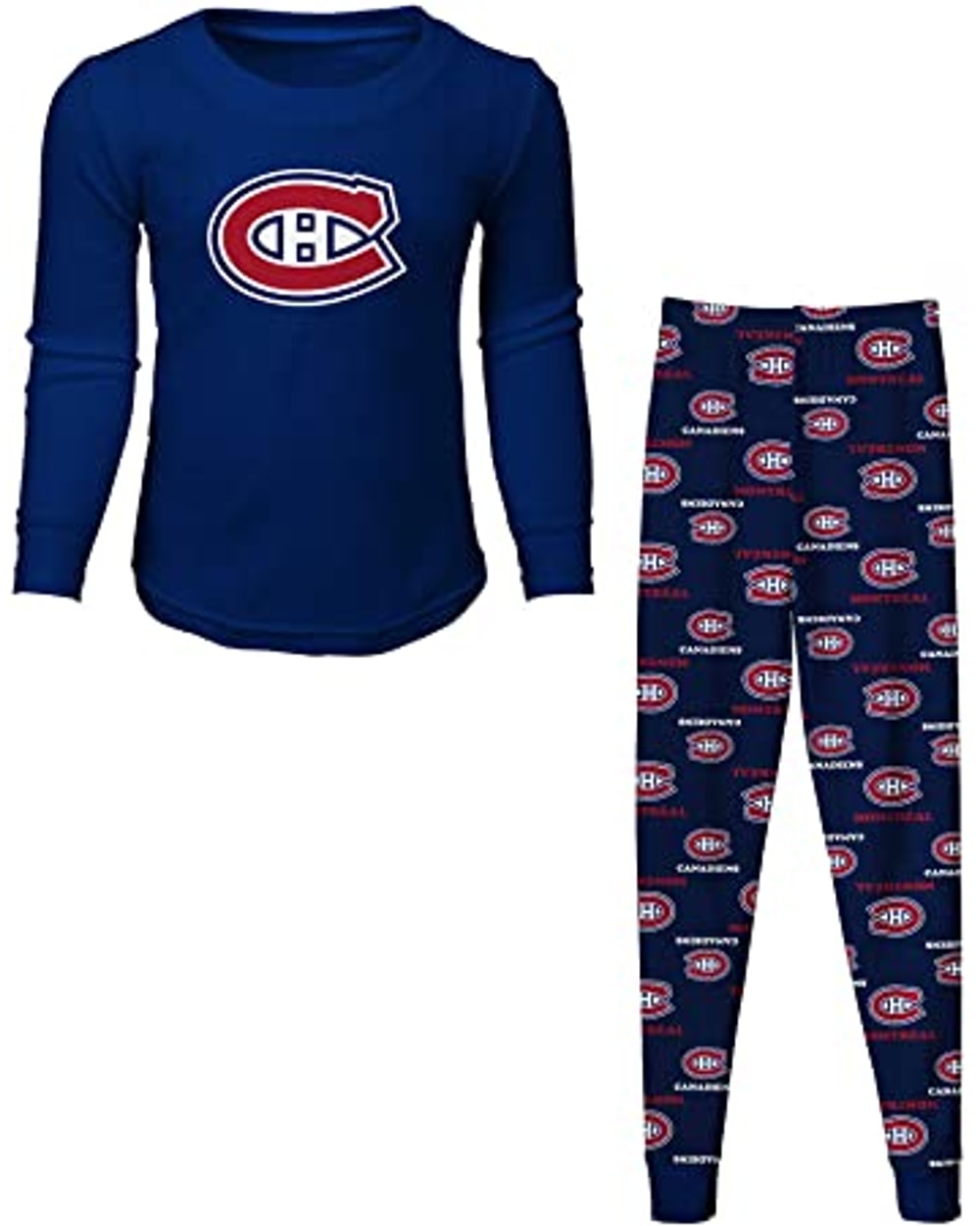YOUTH LONG SLEEVE T-SHIRT & PANT PYJAMA SET NHL