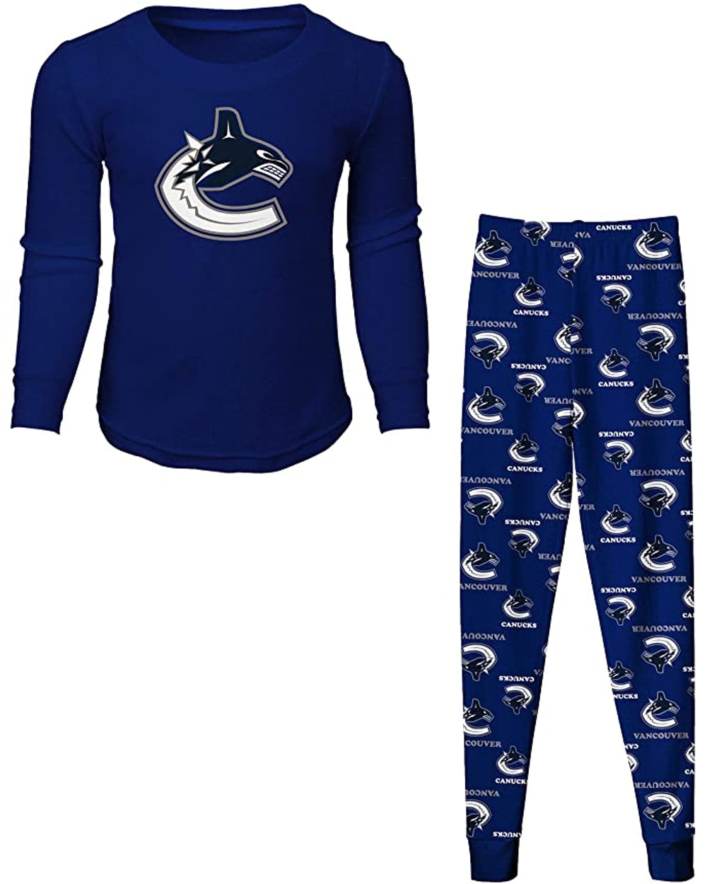 YOUTH LONG SLEEVE T-SHIRT & PANT PYJAMA SET NHL