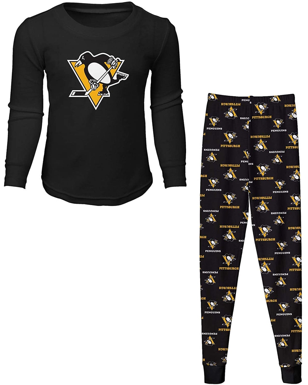 YOUTH LONG SLEEVE T-SHIRT & PANT PYJAMA SET NHL