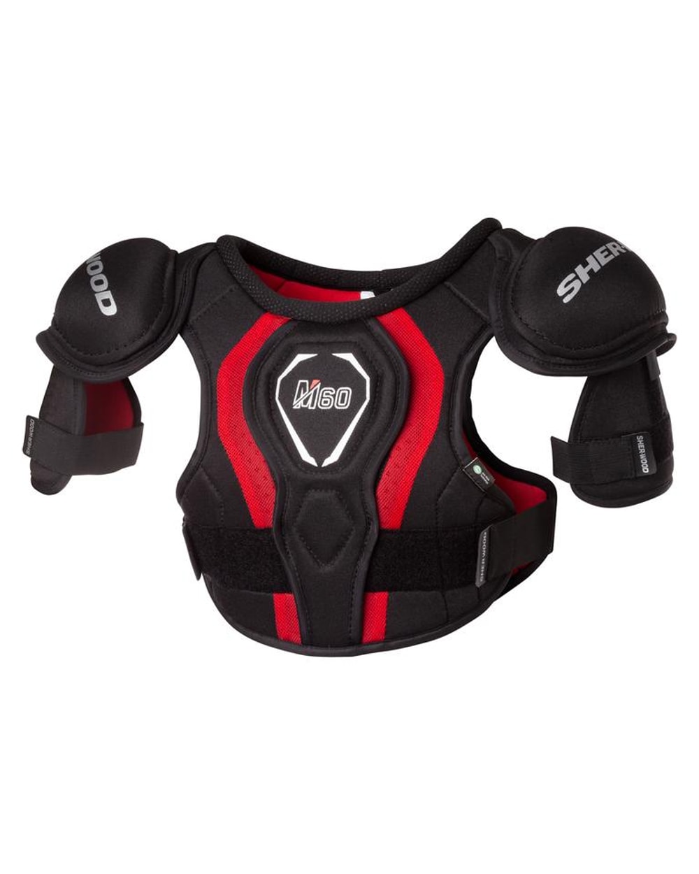 Sherwood Rekker M60 hockey shoulder pads - front three-quarter