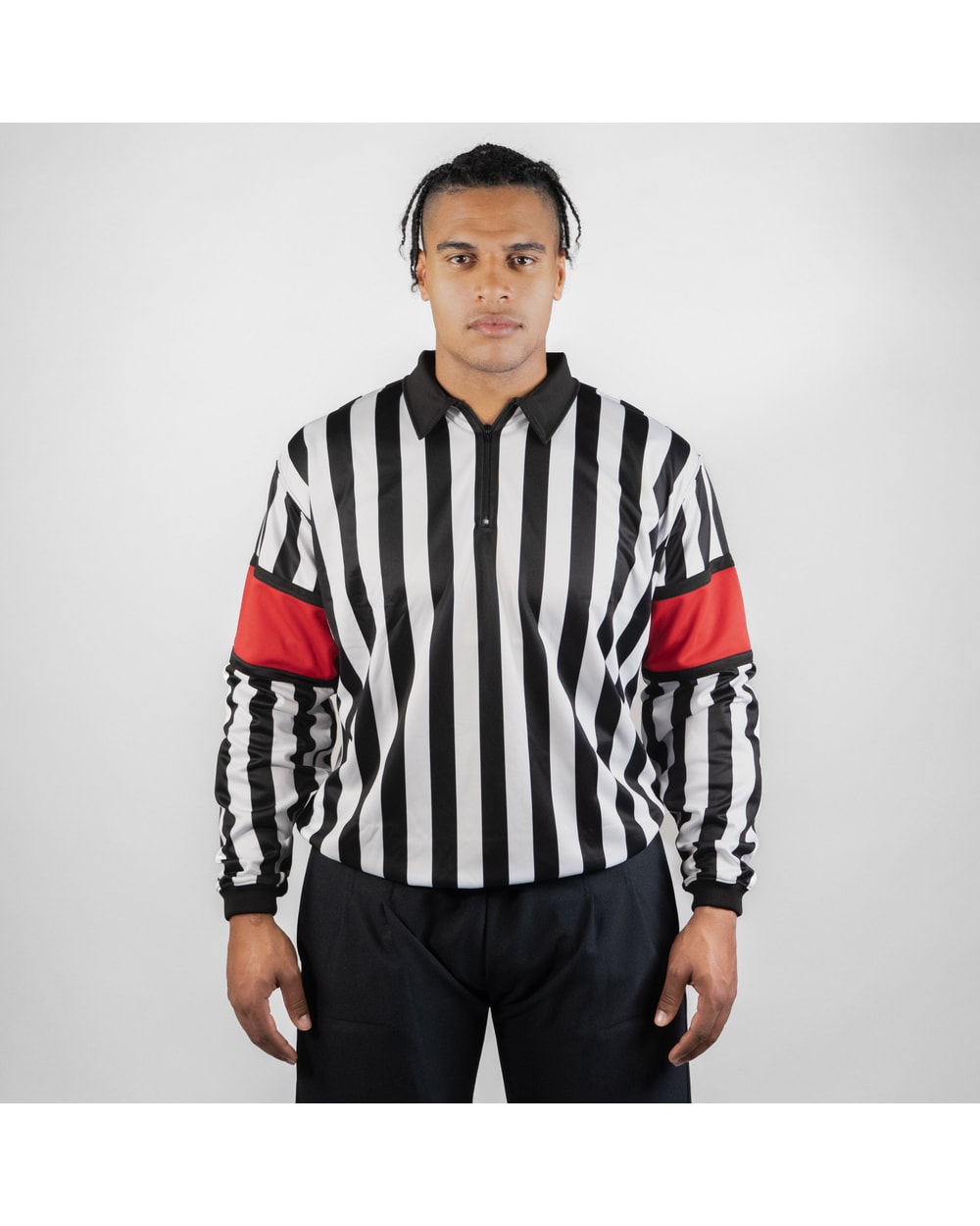 Zebrasclub ZR-Pro Hockey Referee Jersey with Sewn-In Arm Bands