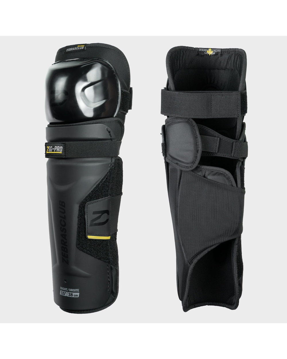 Zebrasclub ZSG-Pro Hockey Referee Shin Guards