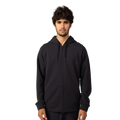 Fox Rise Zip Hoodie Black front