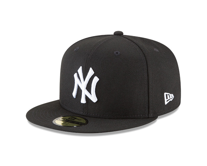 MLB Basic 59FIFTY Black/White Fitted Cap
