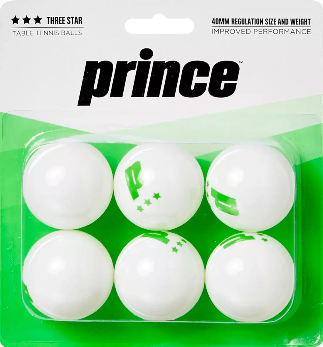 3 Star Table Tennis Ball - 6 Pack