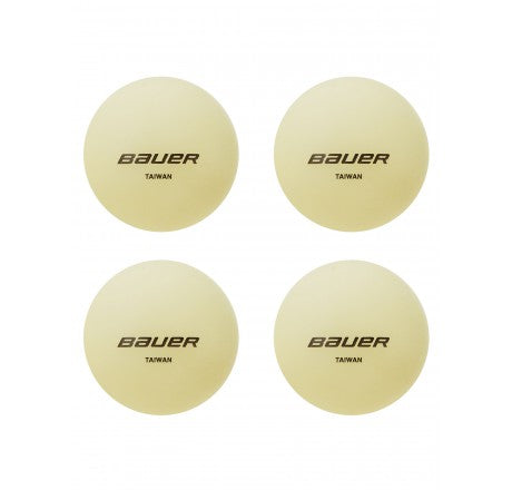 Glow in the Dark Street Hockey Balls - 4 Pack