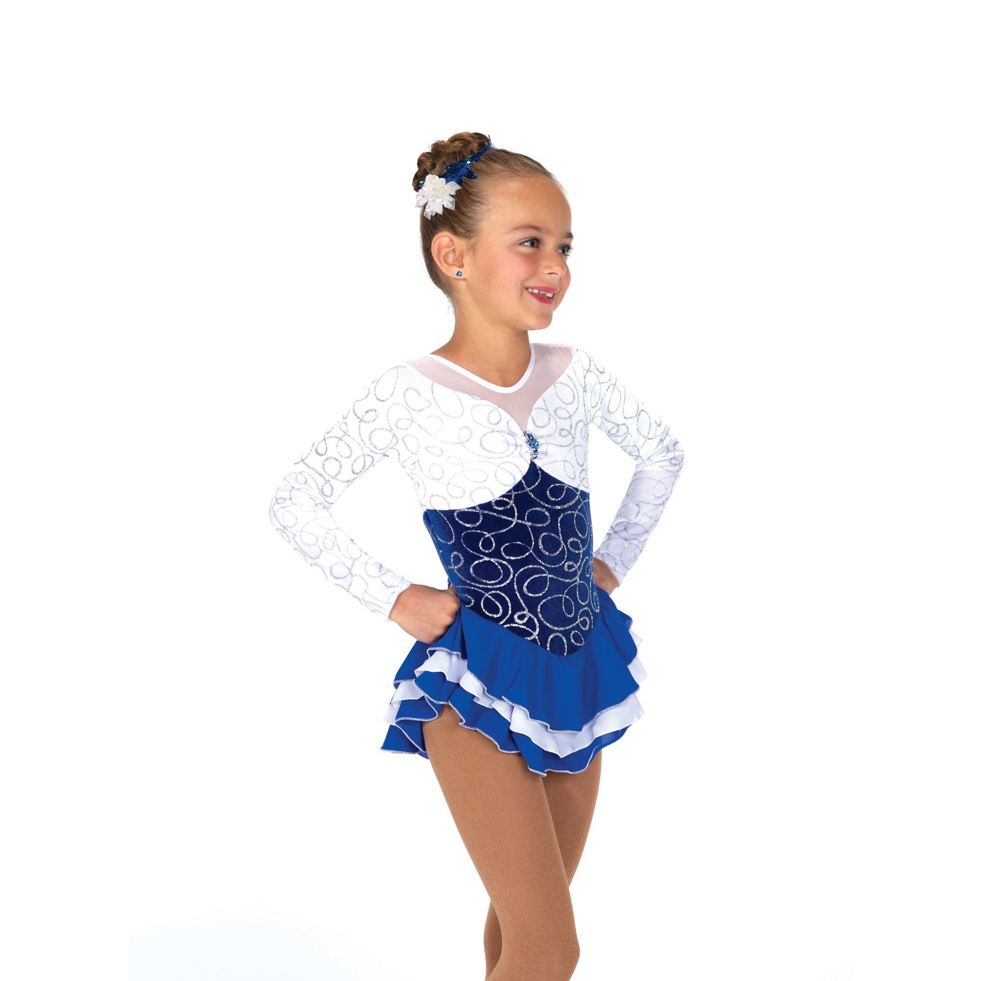 JERRY'S SKATING WORLD YOUTH SNOWY SAPPHIRE ICE SKATING DRESS – Ernie's  Sports Experts