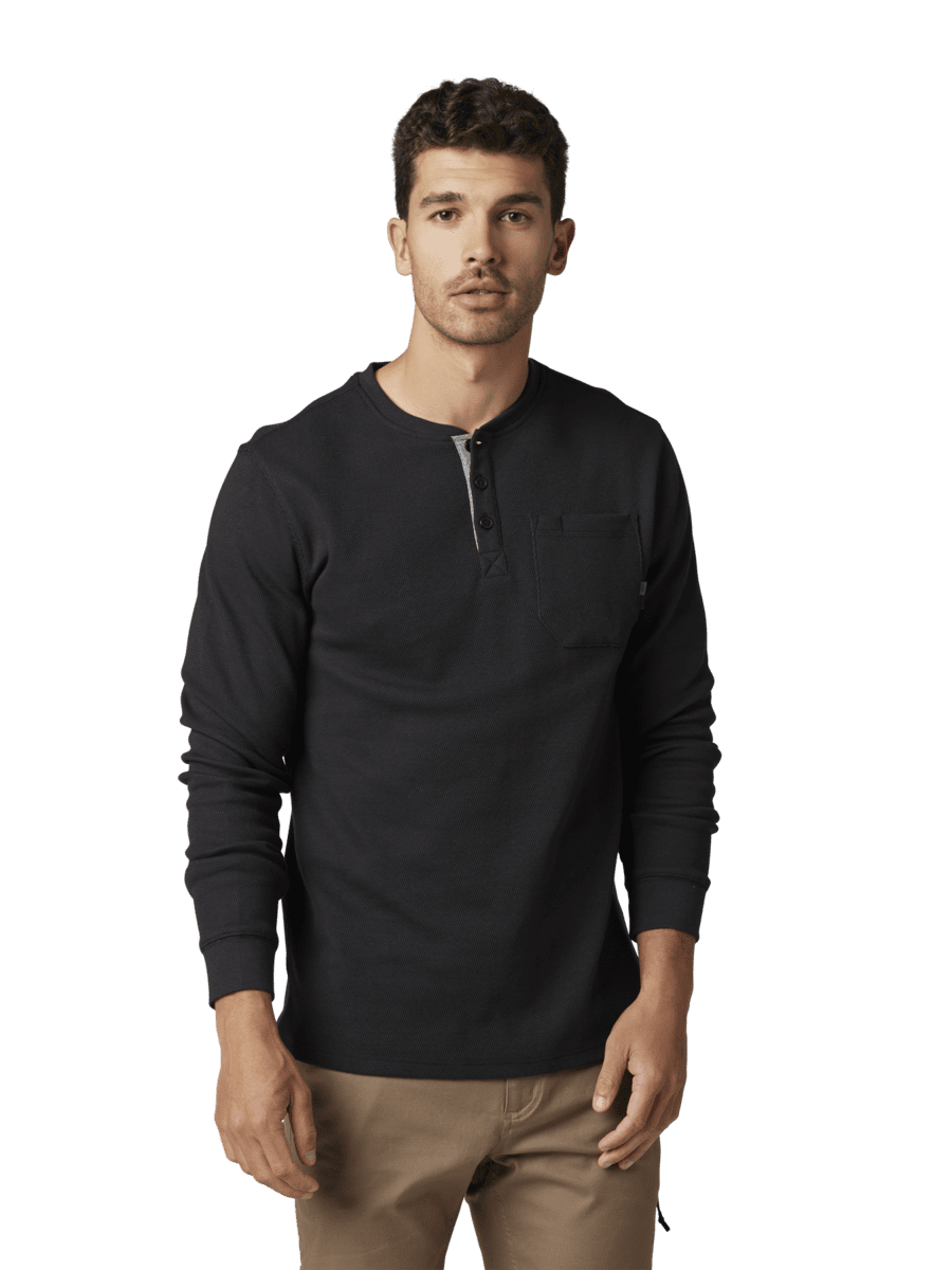 Fox Long Sleeve Grunt Work Thermal Henley Army