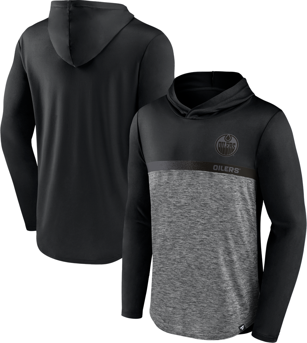 Iconic Defender Light Weight Men's Hoodie- Edmonton Oilers