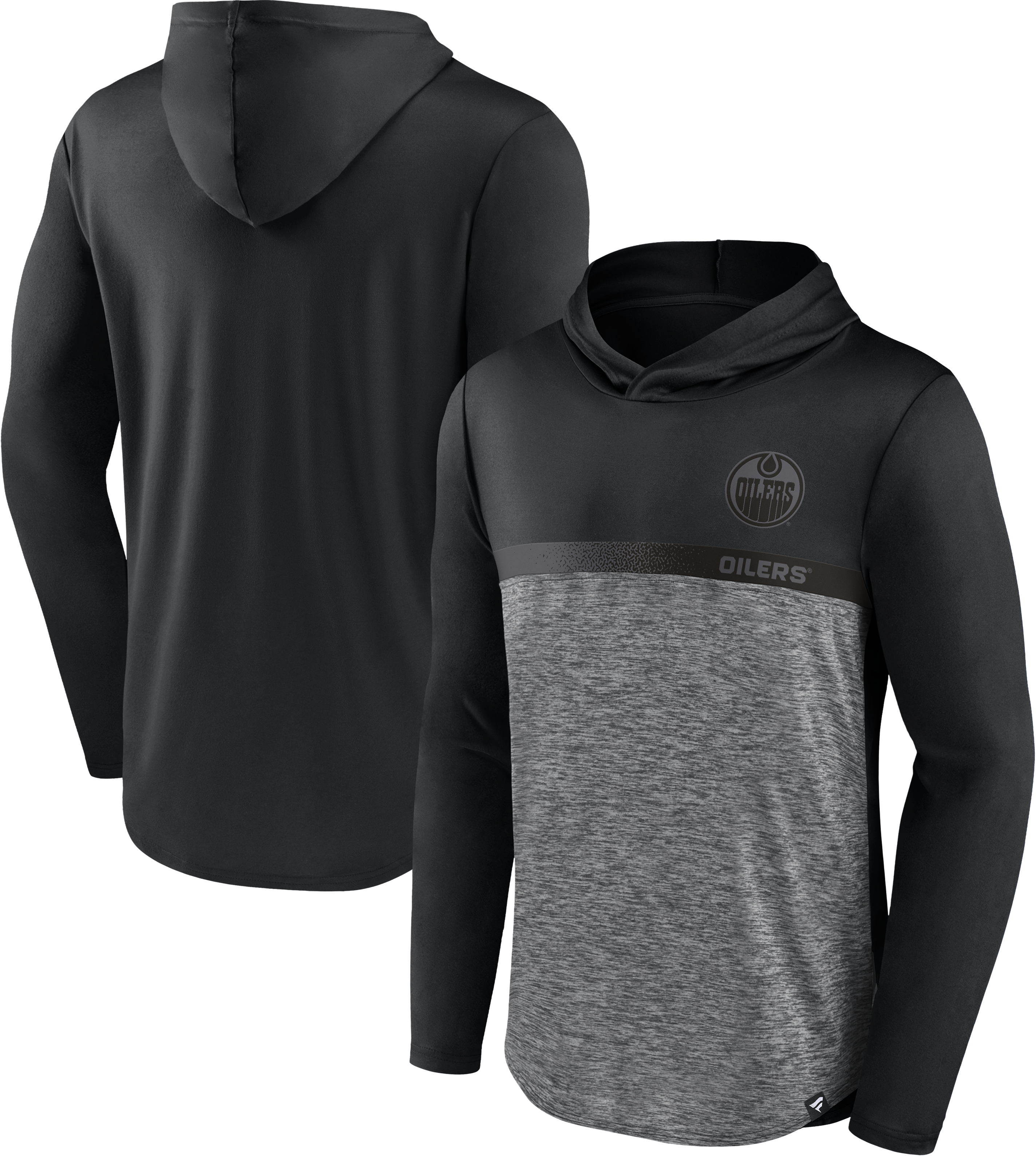 Iconic Defender Light Weight Men's Hoodie- Edmonton Oilers
