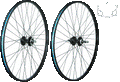 49North 26” Rear Wheel (Freewheel/Nutted)