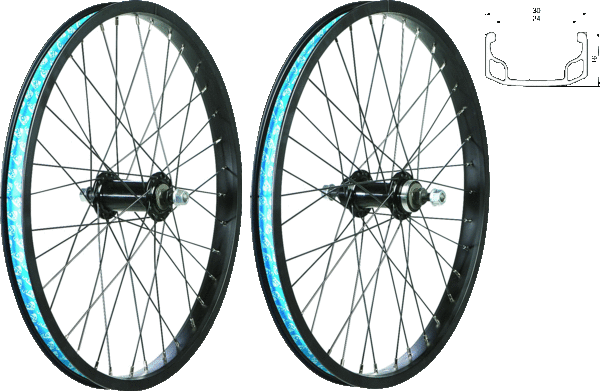 49North 18” BMX Flip Flop Front (Freewheel/Nutted)
