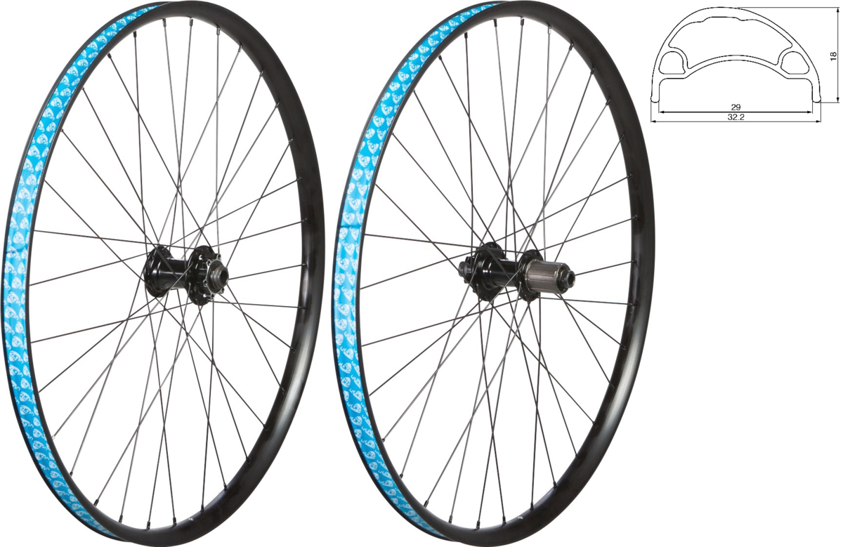 49North 26" Rim & Disc Front Wheel (Freewheel/Nutted)