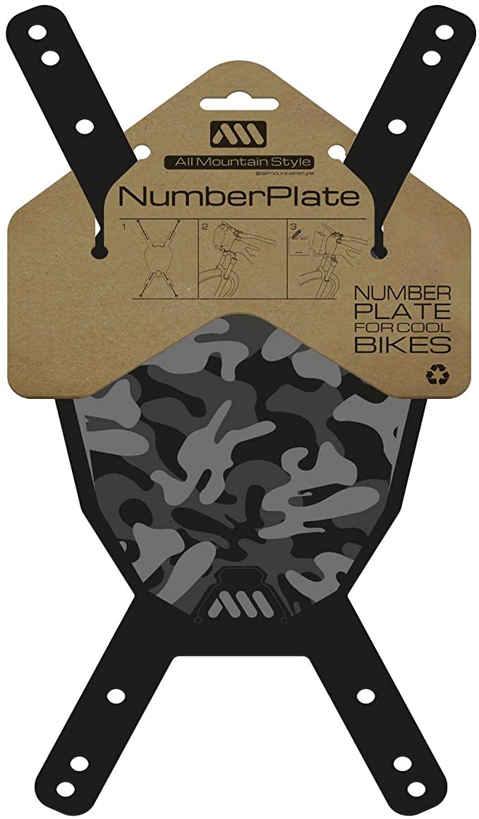 All Mountain Style Number Plate
