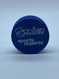 Ernies Sports Experts Branded 4oz Blue Puck
