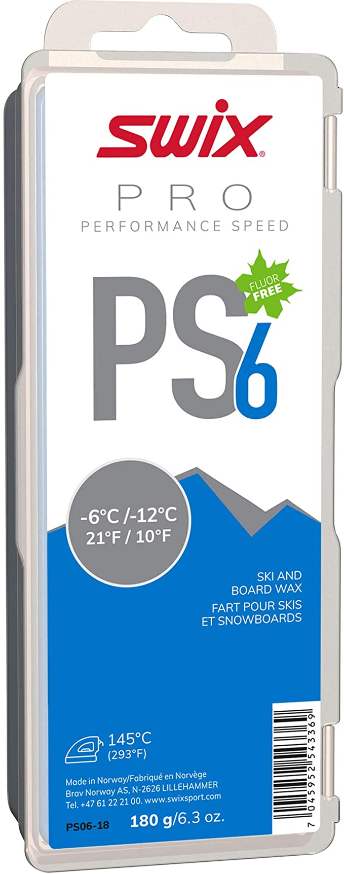 Swix PS6 Blue Glide Wax