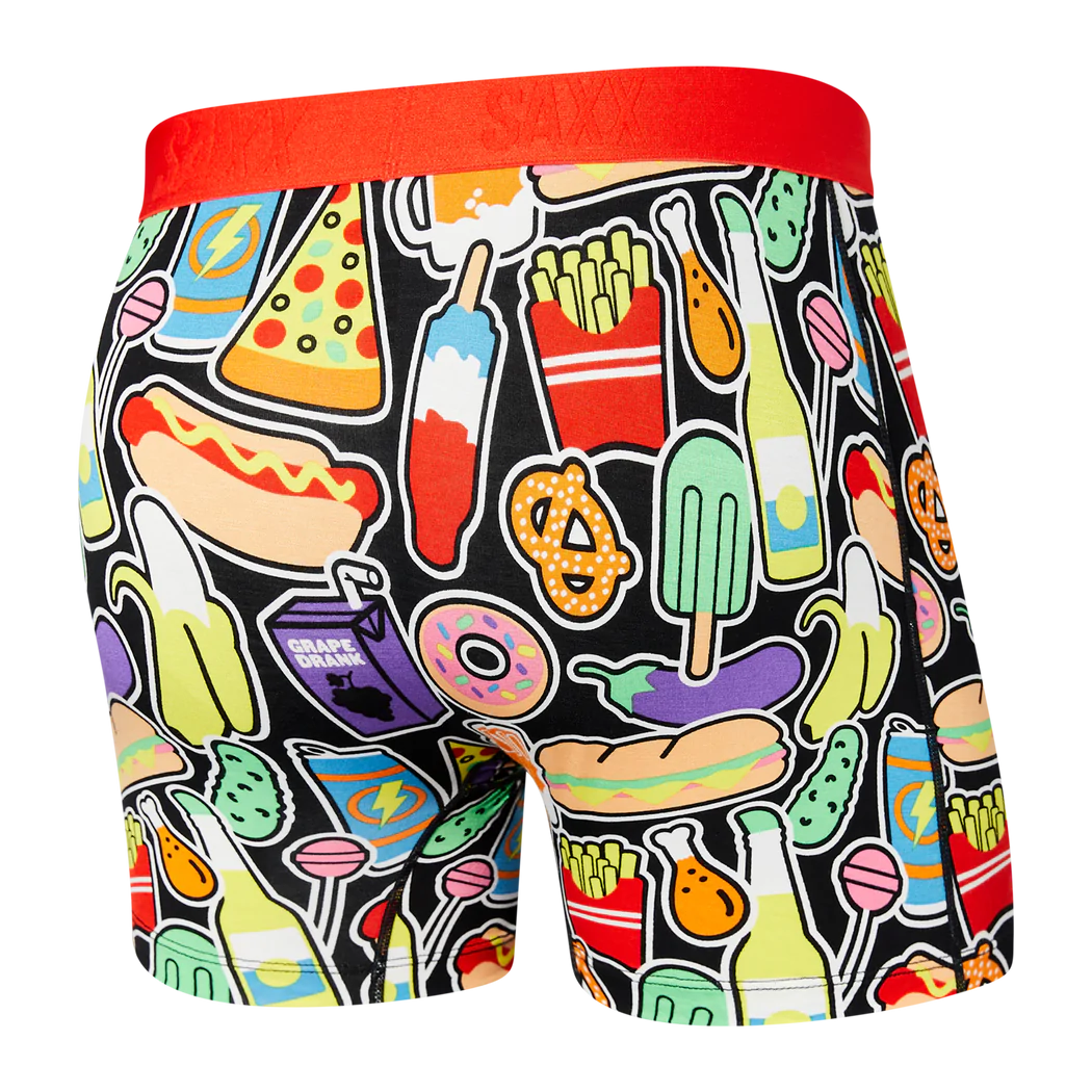 Saxx Vibe Super Soft Boxer Brief - Sticker Snacks Multi – Ernie's