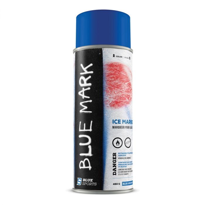 Blue Sports Ice Surface Marker