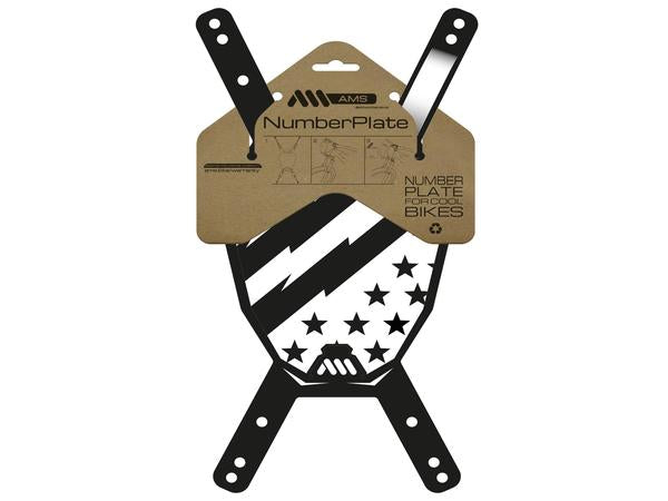 All Mountain Style Number Plate