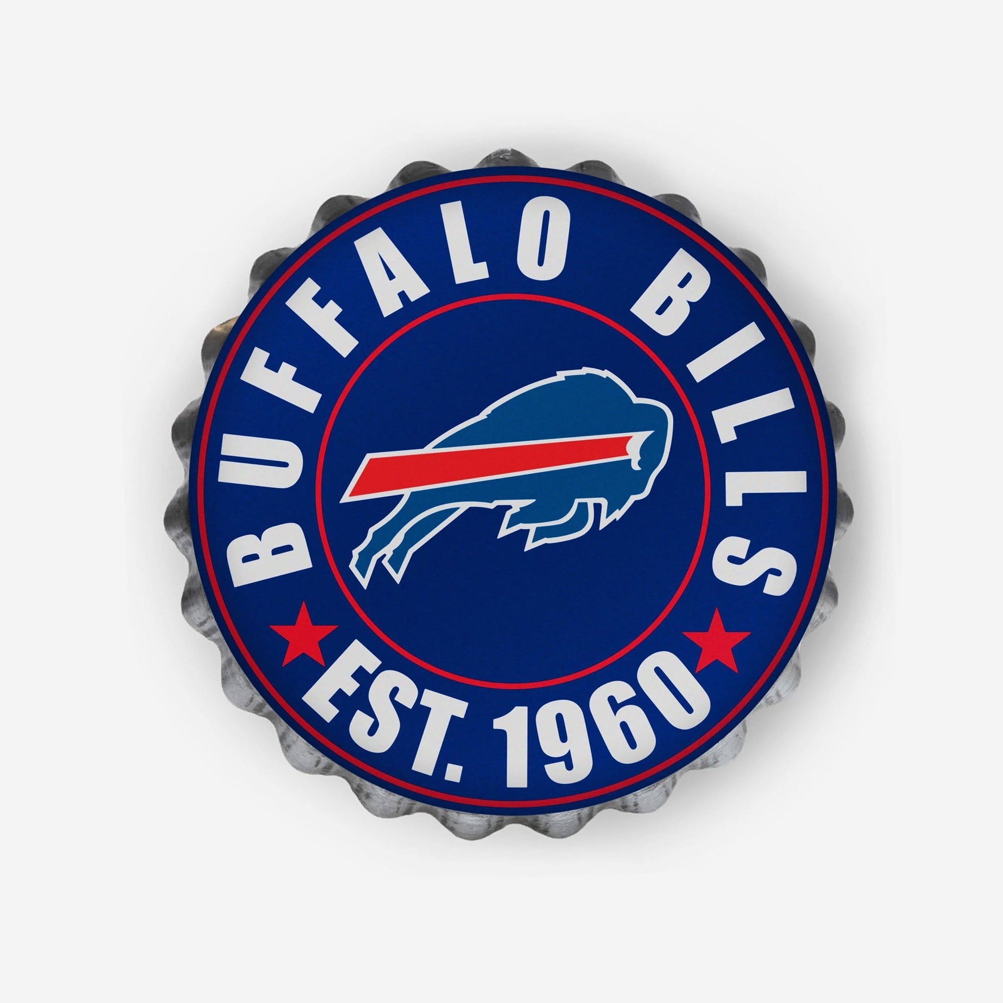 NFL Bottle Cap Wall Logo