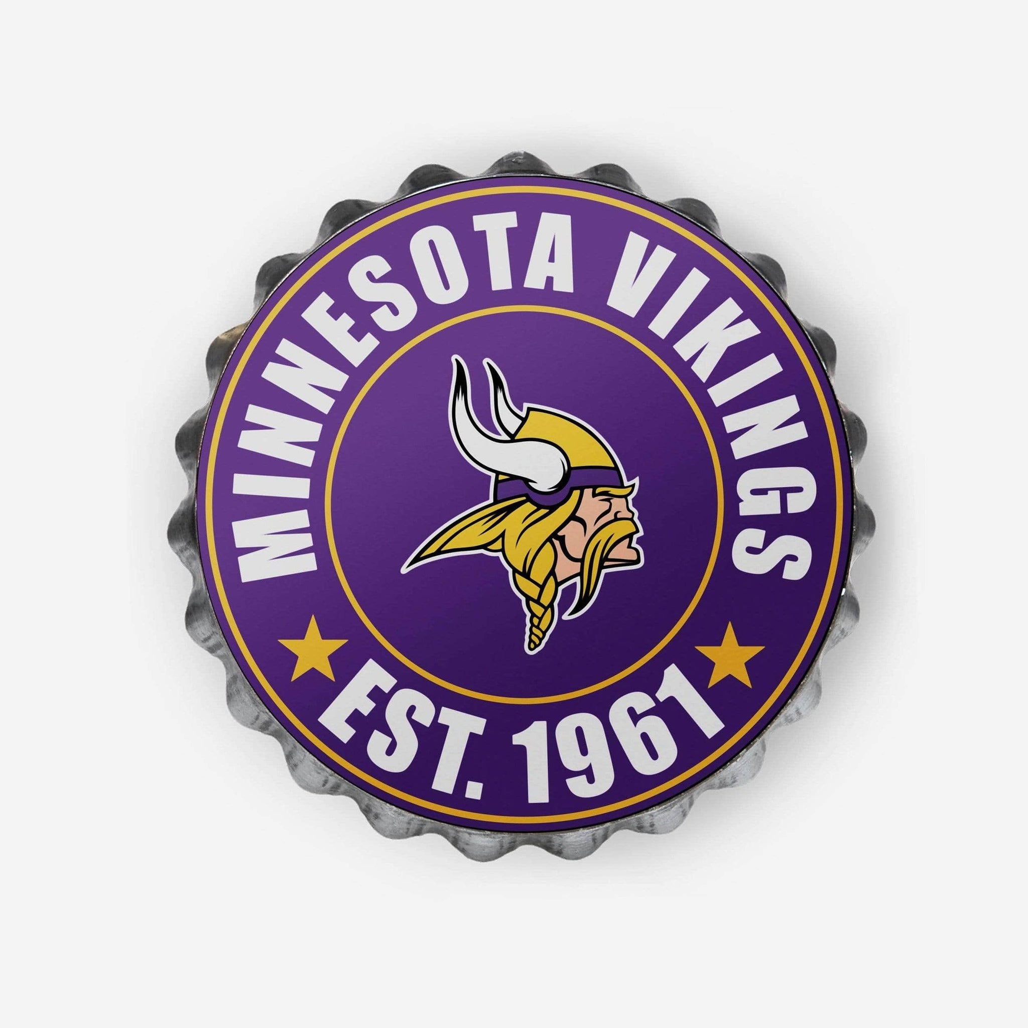 NFL Bottle Cap Wall Logo