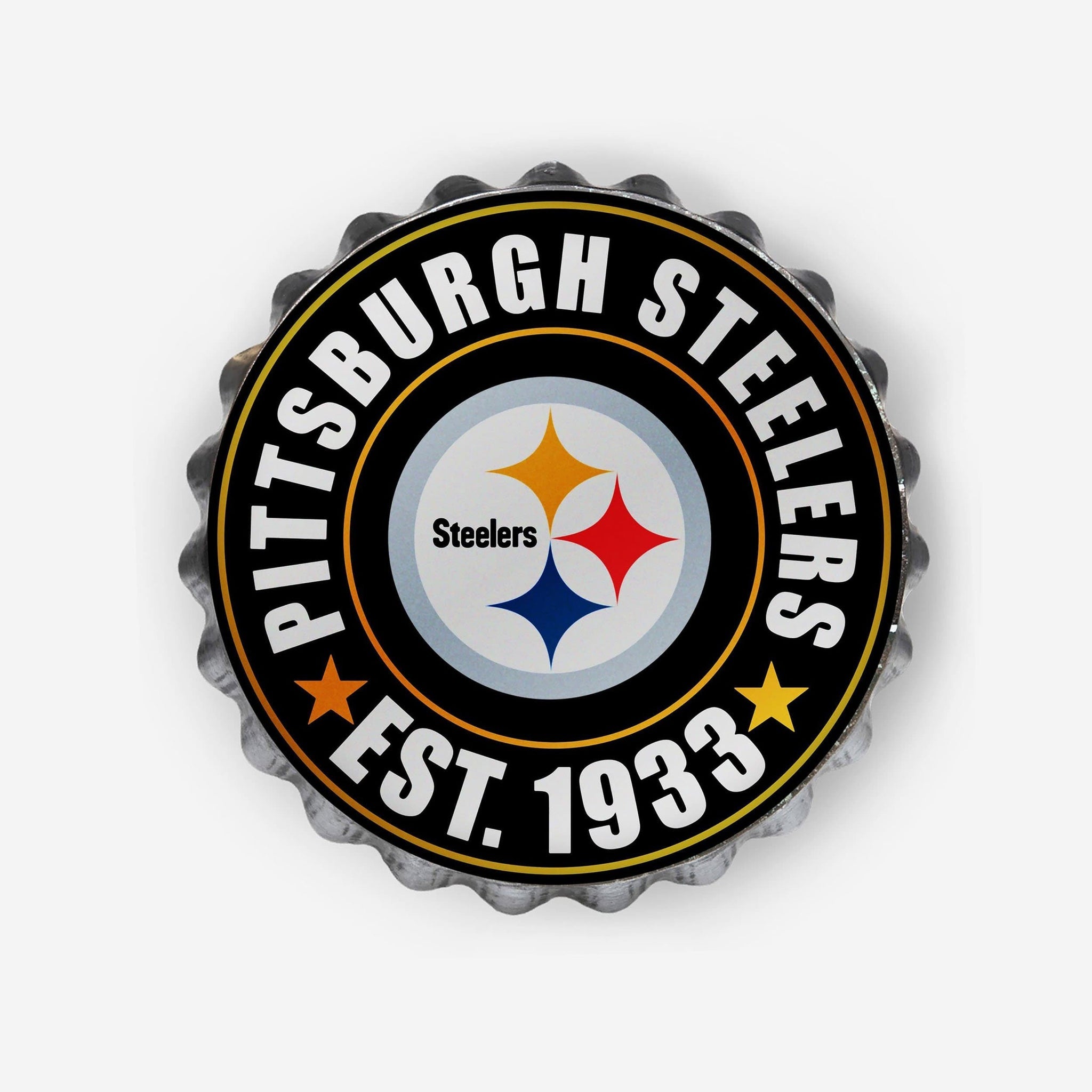 NFL Bottle Cap Wall Logo