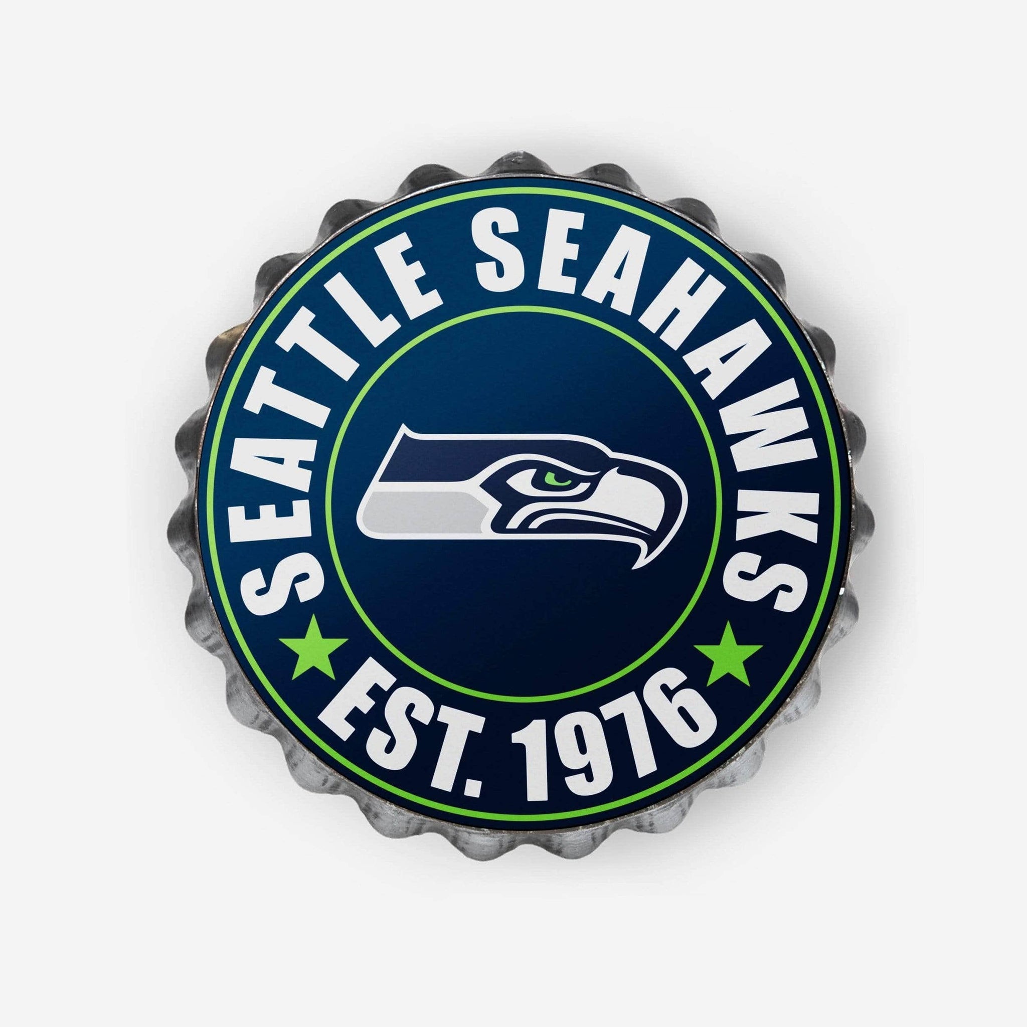 NFL Bottle Cap Wall Logo