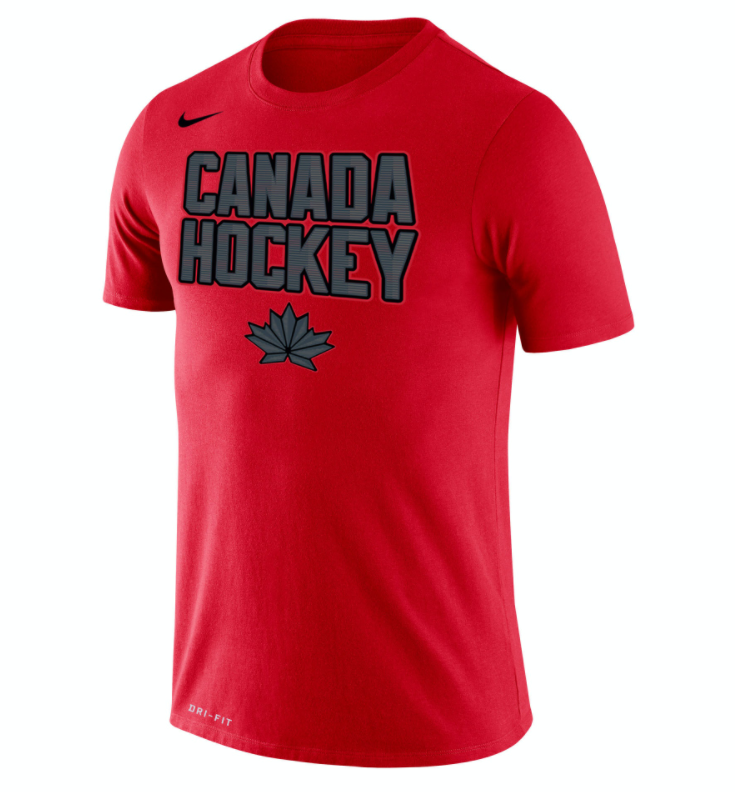 TEAM CANADA DRI FIT LEGEND OLYMPIC 22 YOUTH T-SHIRT