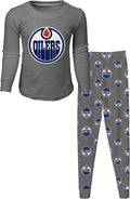 Child NHL Long Sleeve T-shirt & Pant Sleep Set - Edmonton Oilers