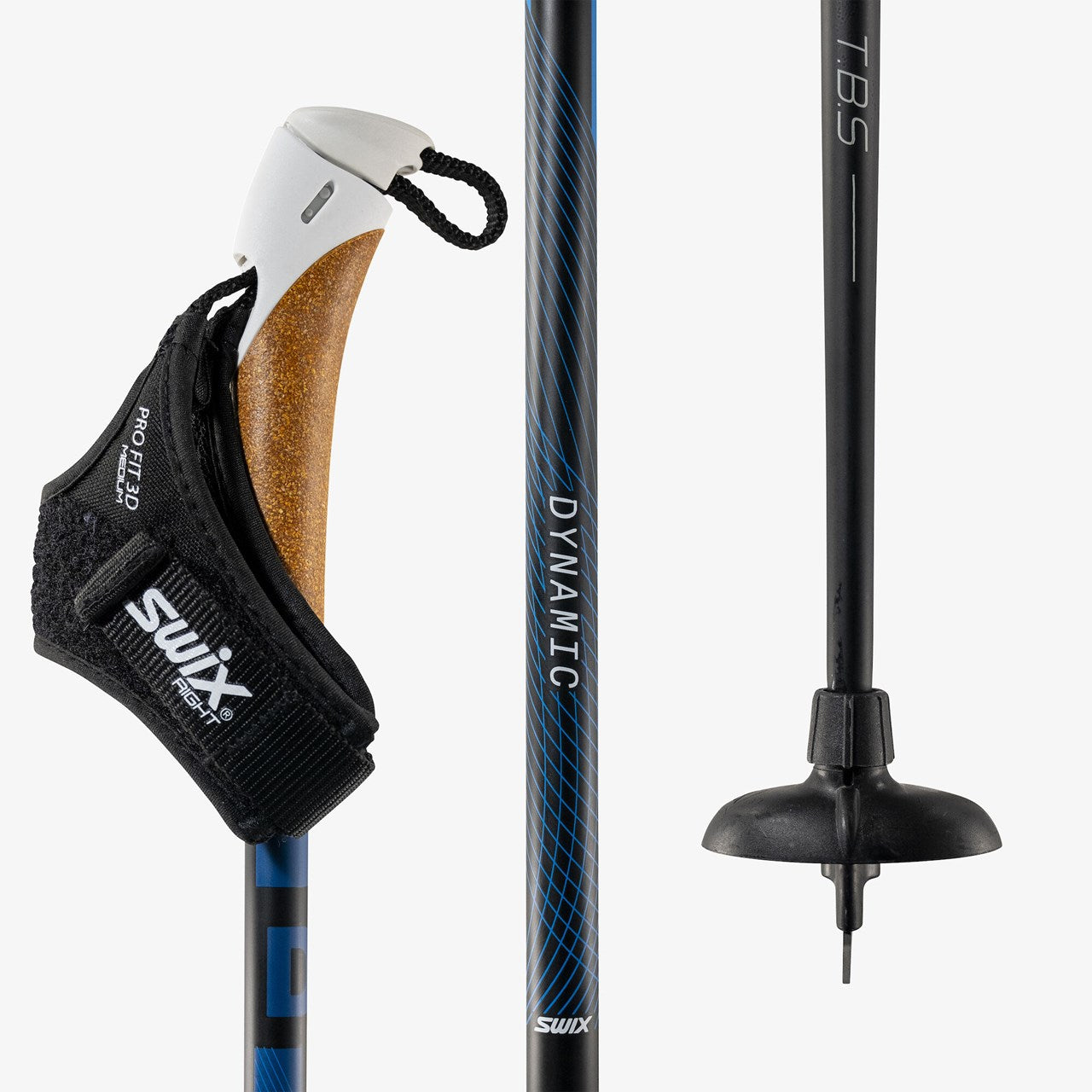 Swix Dynamic D2 Just Click Cross Country Ski Poles