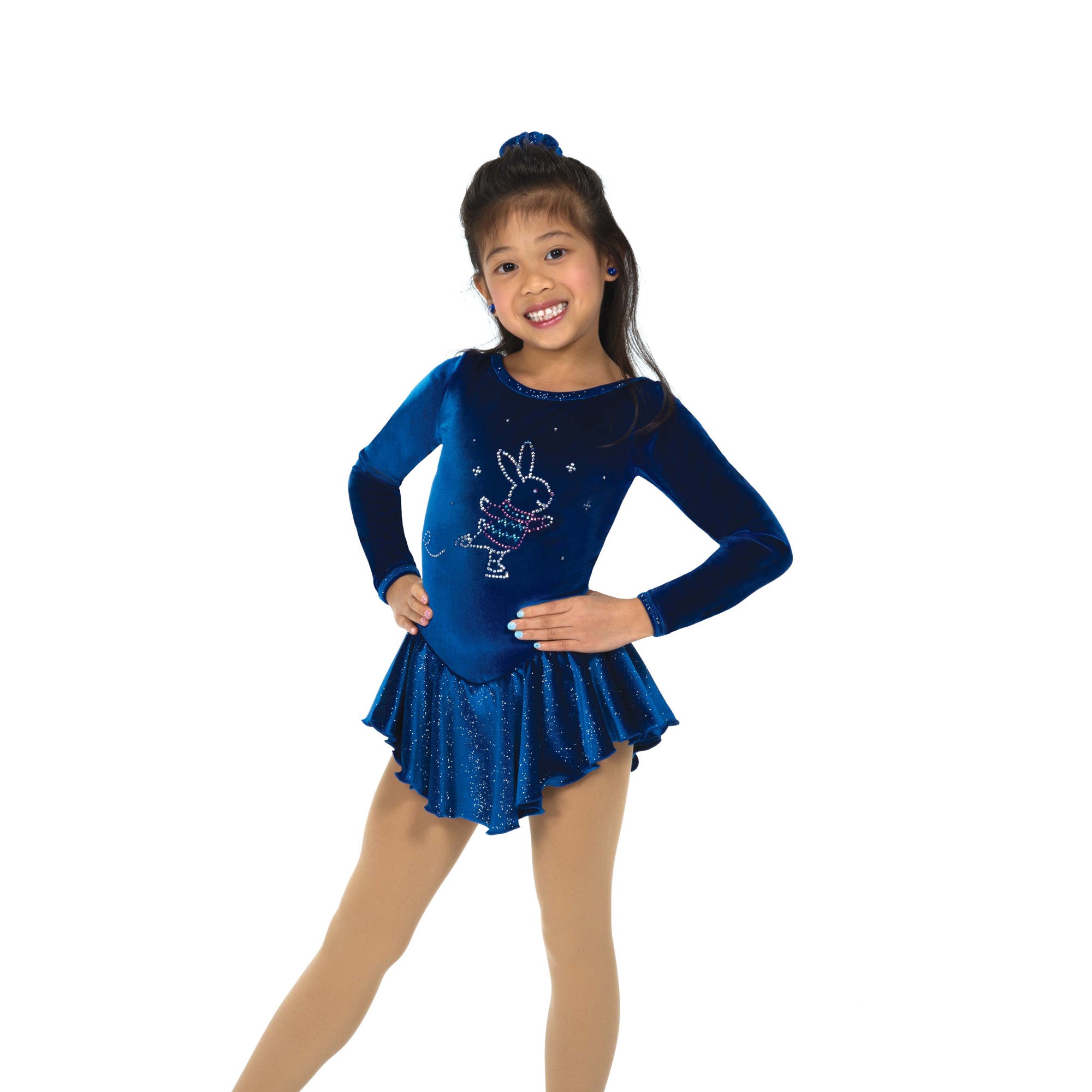 Youth Ice Bunny Figure Skating Dress
