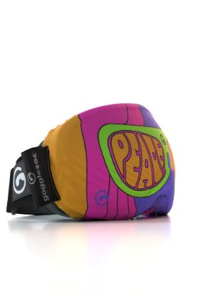 Peace and Love Soc Goggle Cover