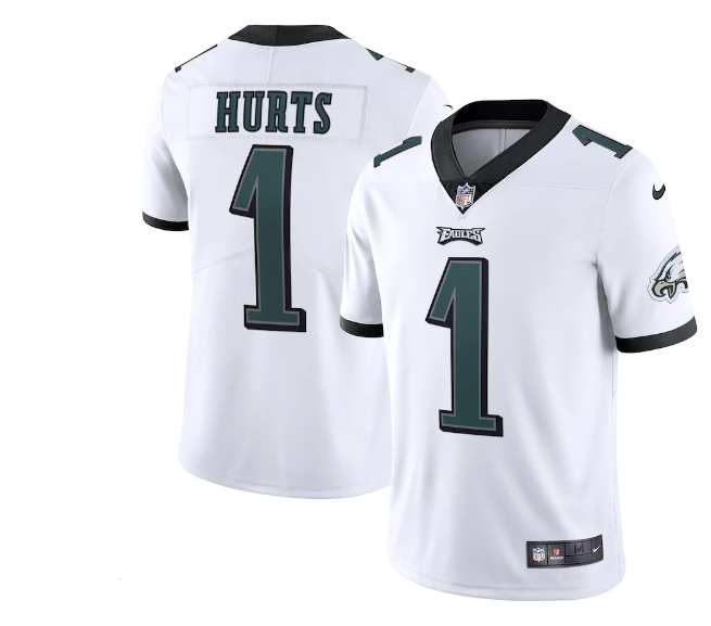 Men's Nike Jalen Hurts White Philadelphia Eagles Game Jersey