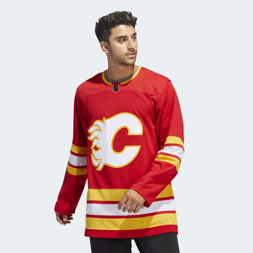 Adidas Authentic Red Flames Home Jersey Ernie s Sports Experts