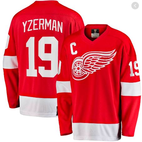 Fanatics Detroit Red Wings Heritage Jersey - Yzerman