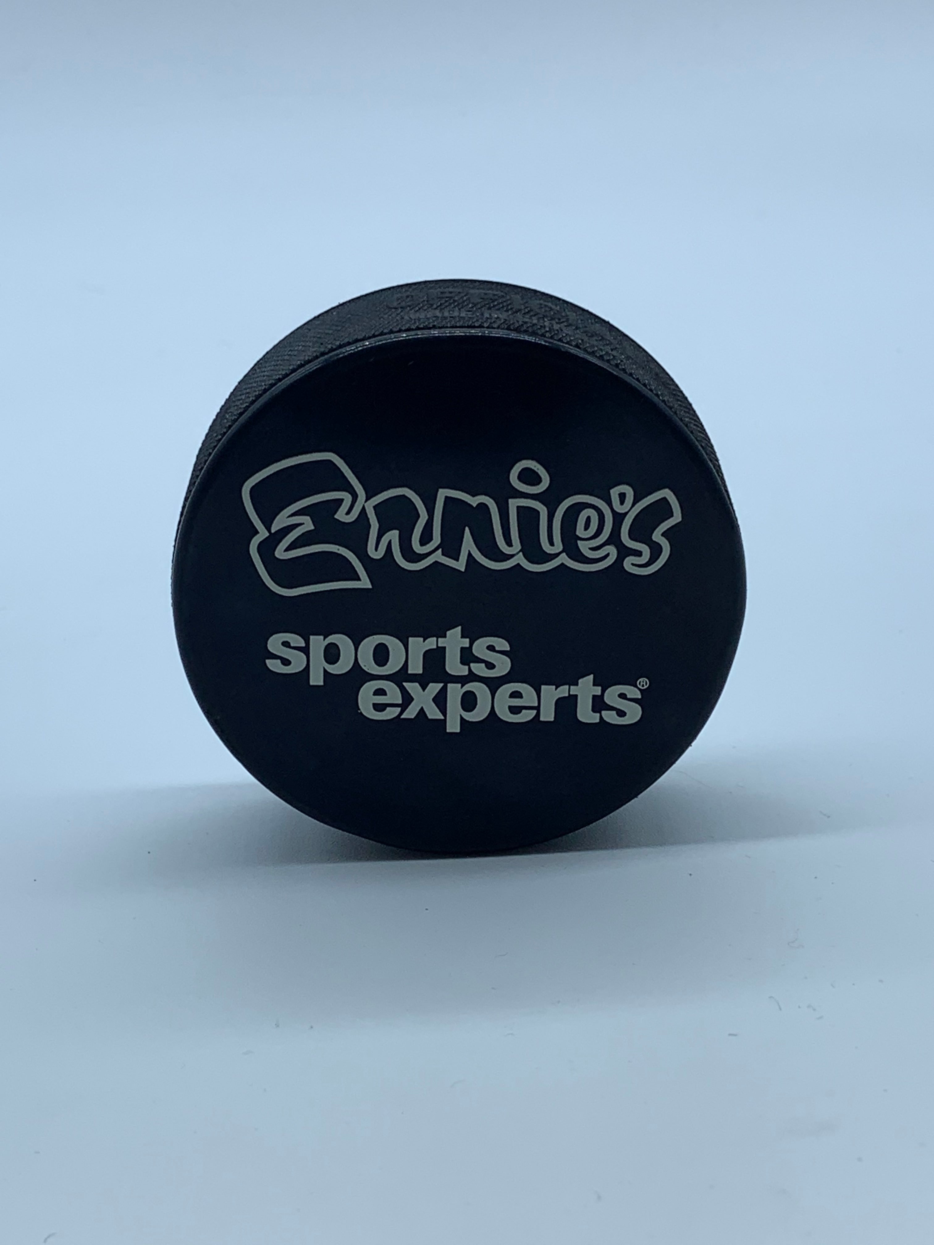 OFFICIAL ERNIE'S SPORTS EXPERTS BRANDED HOCKEY PUCK
