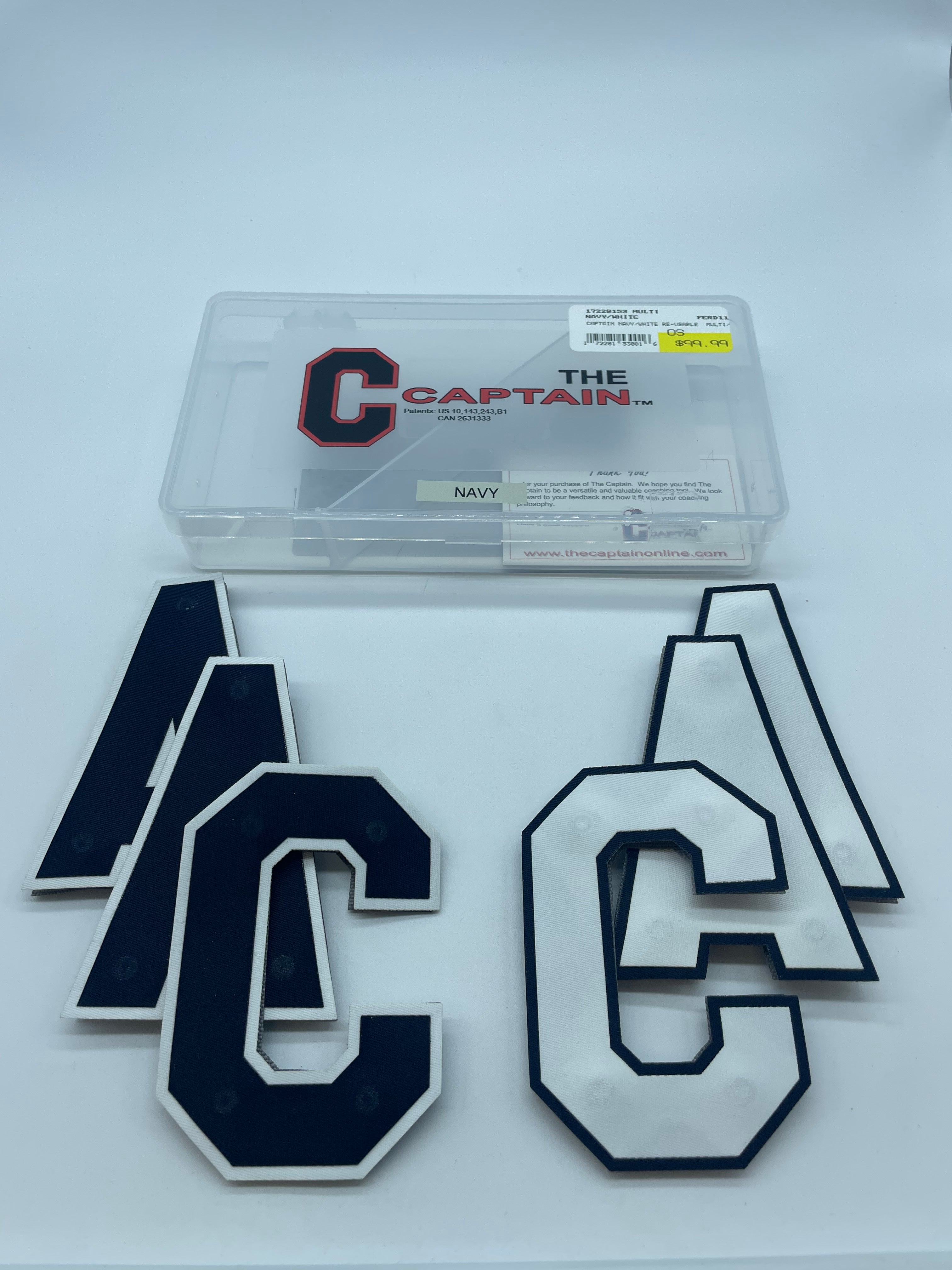 Removable Captain Letters- Multi Pack