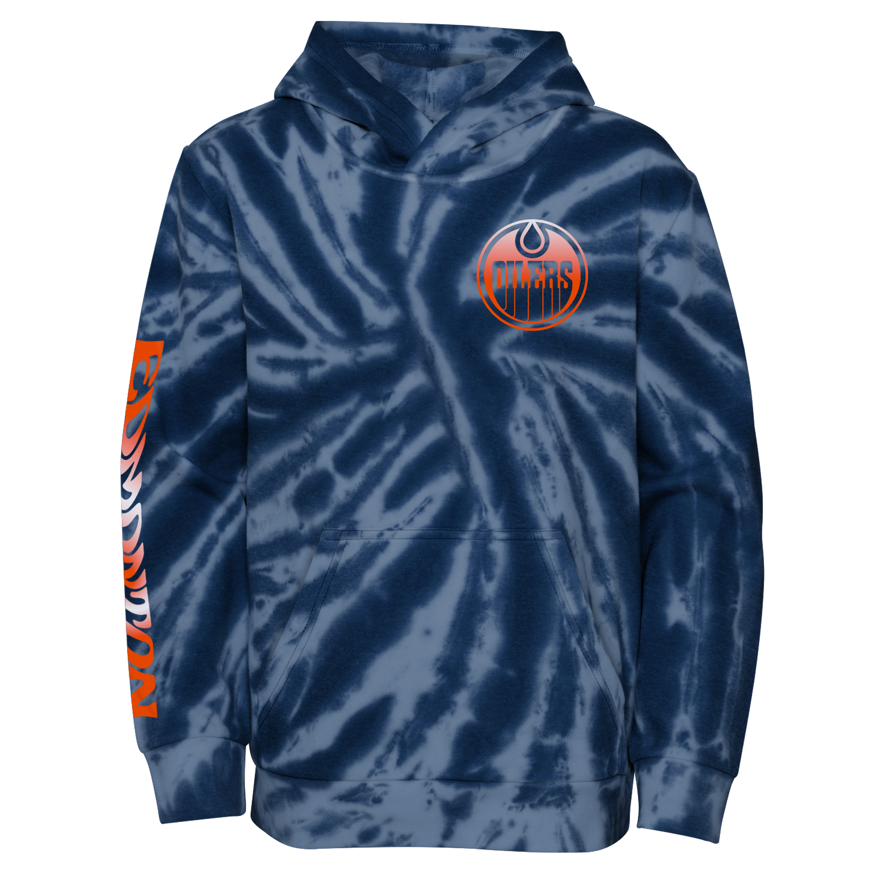 Child Malibu Tie Dye Hoodie - Edmonton Oilers